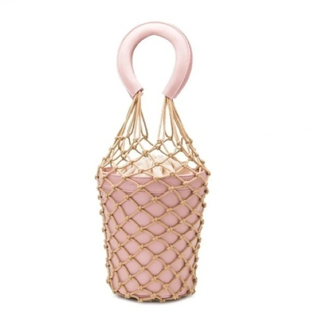 NWOT Anthropologie Pink Abby Net Bag